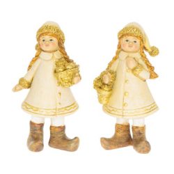 Kislány álló glitteres 5x3x10,5cm