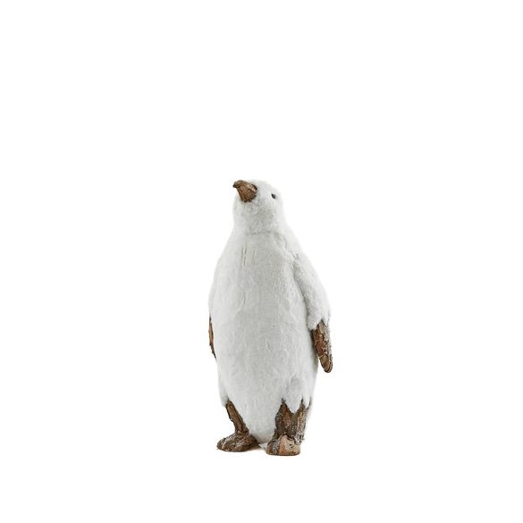 Pingvin fehér plüss 60cm