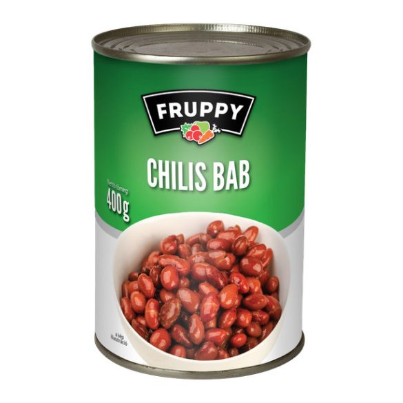 Fruppy bab chilis-paradicsomos 400g