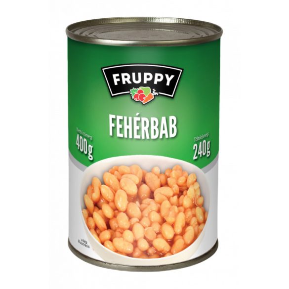 Fruppy bab fehér 400g