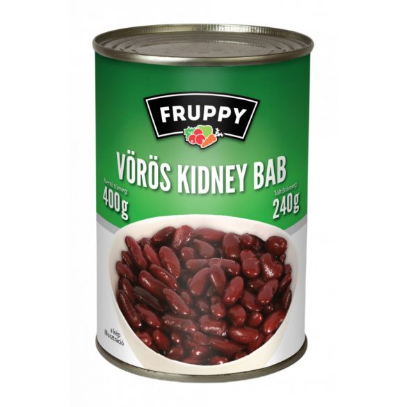 Fruppy bab vörös kidney 400g