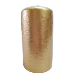 Gyertya henger alakú nagy arany és bordó