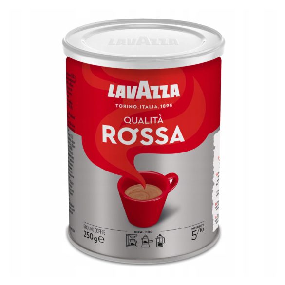 Lavazza Rossa őrölt kávé fémdobozos 250g