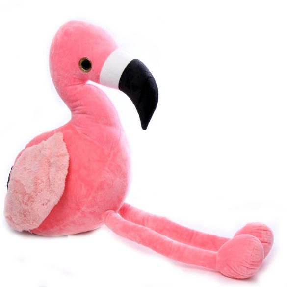 Flamingó plüss rózsaszín óriás 55cm
