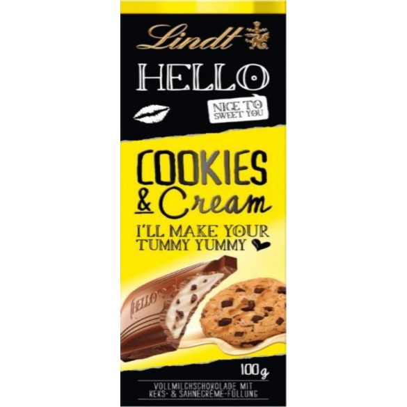 Lindt Hello Cookie Cream 100g