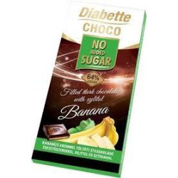 Diabette 80g diabetikus csoki banan