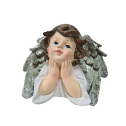 Angyalok tárolóval poly 21x14x15cm fehér