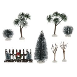 Karácsonyi dekor szett műa.24x7,5x26,5cm