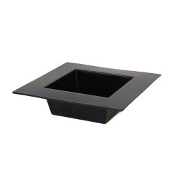 Tálca négyszögletes műa. 20x20cm zöld