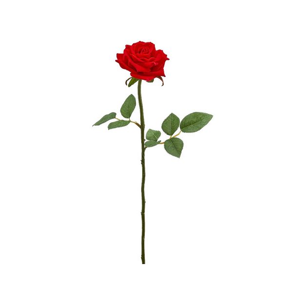 Rózsa bársony piros 58cm