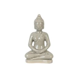 Buddha kerámia 35,5cm szürke