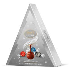 Lindt 125g Xmas Assorted silver