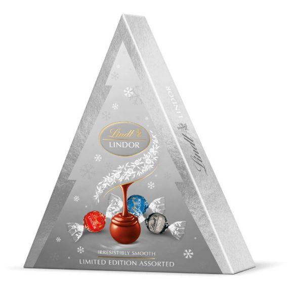 Lindt 125g Xmas Assorted silver