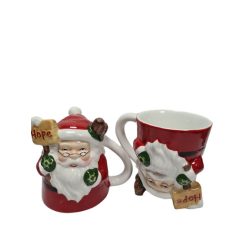 Bögre porcelán szemüveges mikulásos