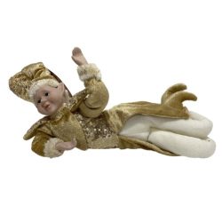 Udvari bolond figura arany 45cm