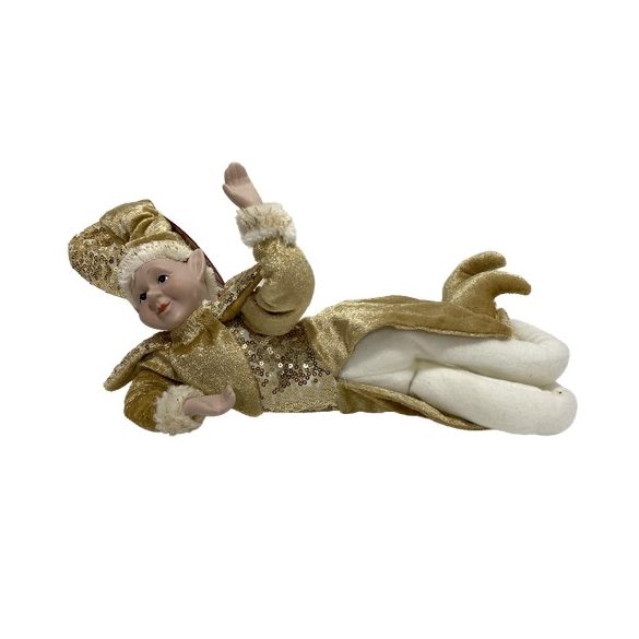 Udvari bolond figura arany 45cm