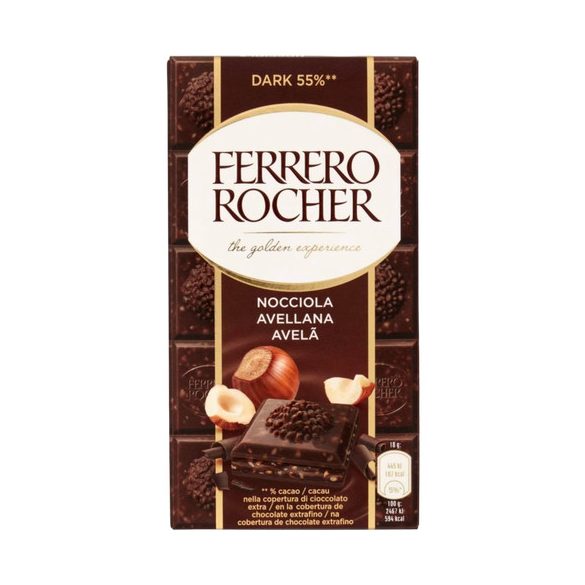 Ferrero Rocher mogyorós étcsoki 90g