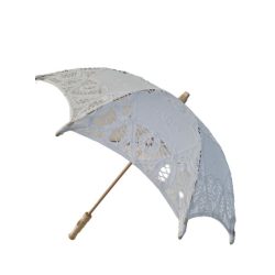 Csipke esernyő krém színű