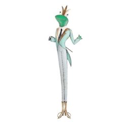 Béka fiú bádog álló 87x25x11cm