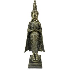 Budha álló arany 37cm