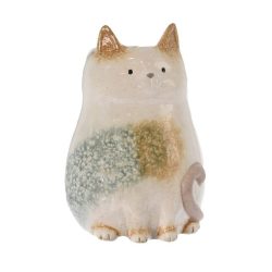 Váza macska ülő kerámia 15x23cm