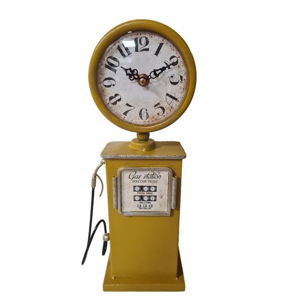 Óra asztali, elemes 34cm, több szín