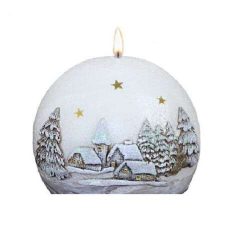 Dioda színjátszós gyertya gömb 11cm