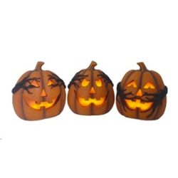 Tök ágakkal led-es,elemes,poly31x20x33cm