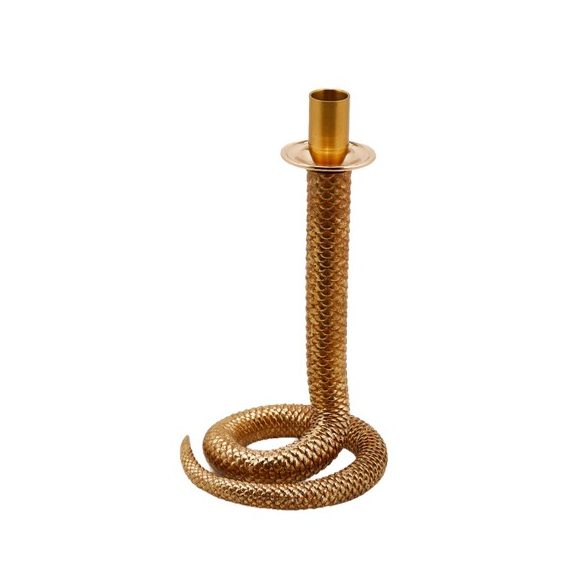 Gyertyatartó kígyós 25x13x13cm