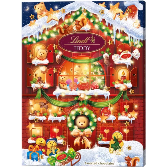 Adventi naptár lindt teddy 170g