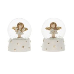 Rázógömb angyallal poly 6,5cm