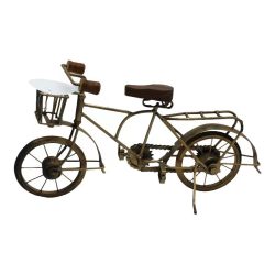 Bicikli dekor fém arany,fekete színű 48x24cm 2 féle