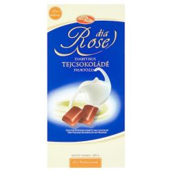 Sweet Rose tejcsokoládé fruktózzal 100g