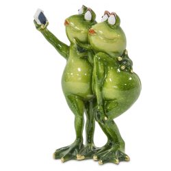 Béka figurák szerelmes pár 21cm