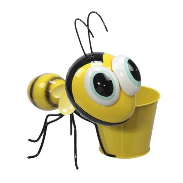 Honeybee kerti dekoráció, fém 12x17x8,5cm
