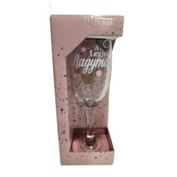 Pezsgőspohár "A legjobb nagymama" 190ml