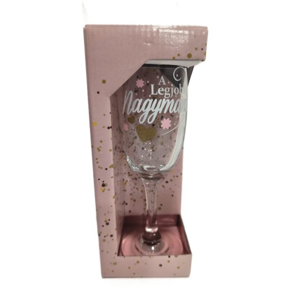 Pezsgőspohár "A legjobb nagymama" 190ml