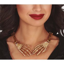 Guirca nyaklánc kéz csontokkal