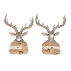 Szarvas pulóverben 2 féle 24cm/db