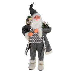 Mikulás figura fehér szürke 2féle 100cm