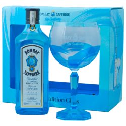 Bombay Sapphire Gin 0,7L + pohár