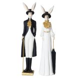 Decorand nyúl kalapban 2 féle 39cm