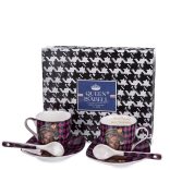 Queen Isabell kávés csésze szett színes 6db-os 100ml