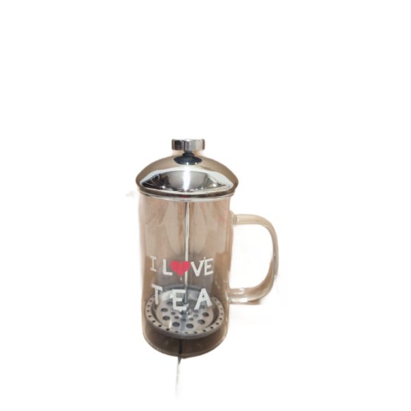 Tea és kávéfőző üveg dugattyús 500ml