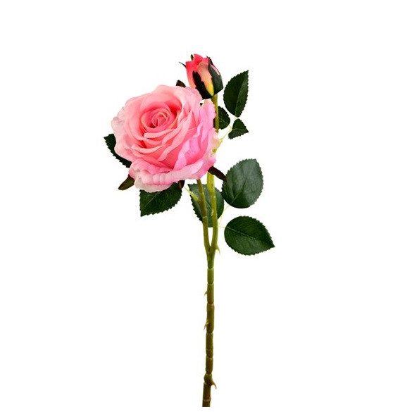 Decorand selyemvirág rózsa szálas 64cm