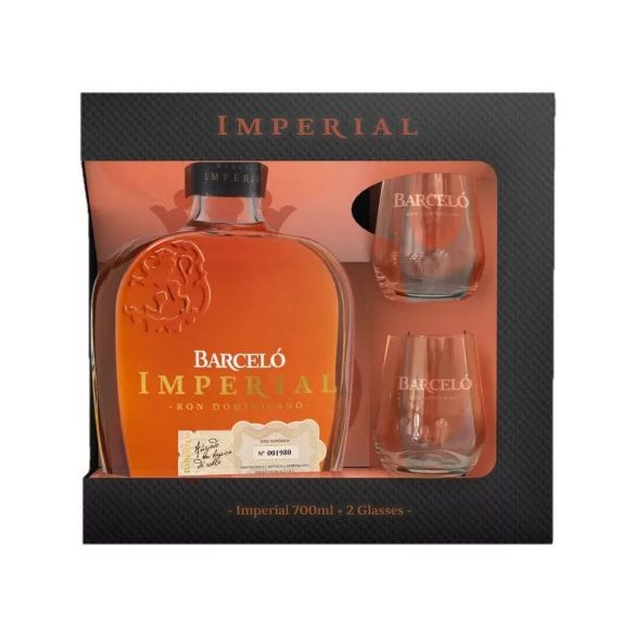 Barcelo Imperial rum dd+pohár 0,7L