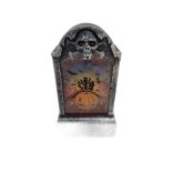 Sírkő Led-es halloween figurákkal 11 cm