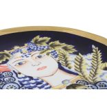 Kínáló tál porcelán arc minta 42cm