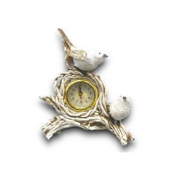 Madár óra kerámia 19x16cm