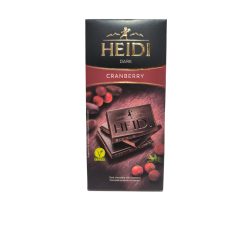 Heidi étcsokoládé vörös áfonya darabokkal 80g